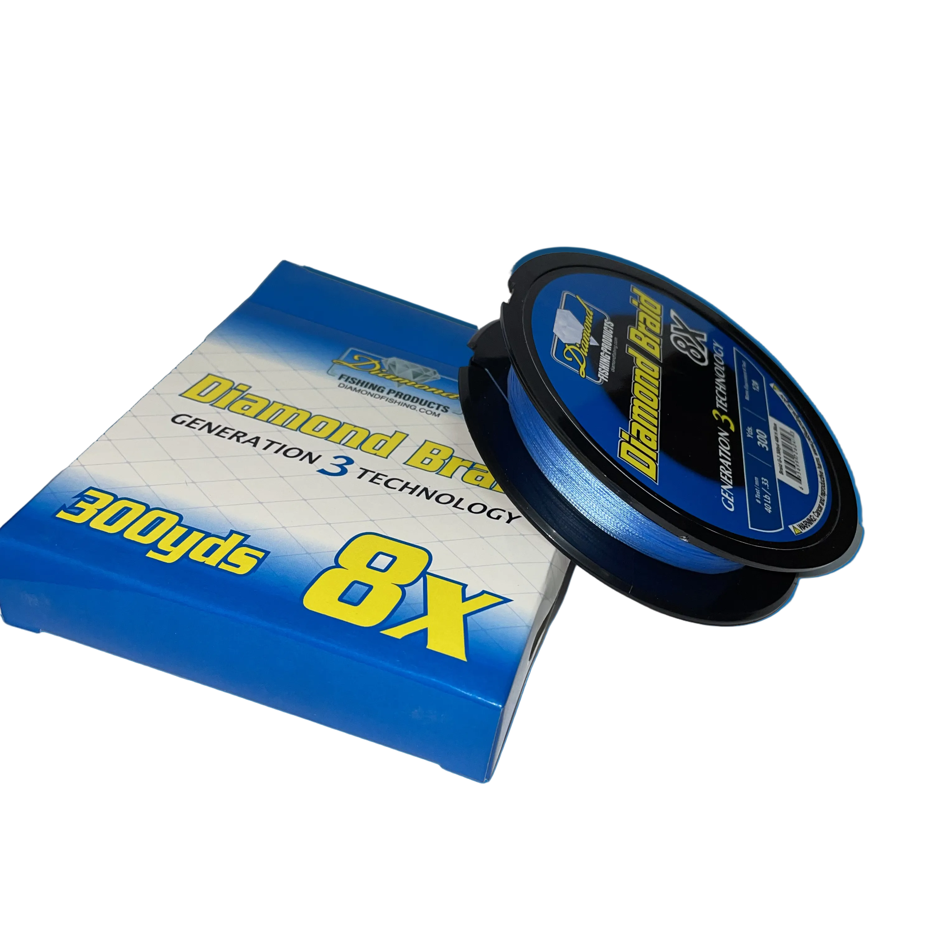Diamond 8X Generation 3 Braid 300yd 20lb / Blue