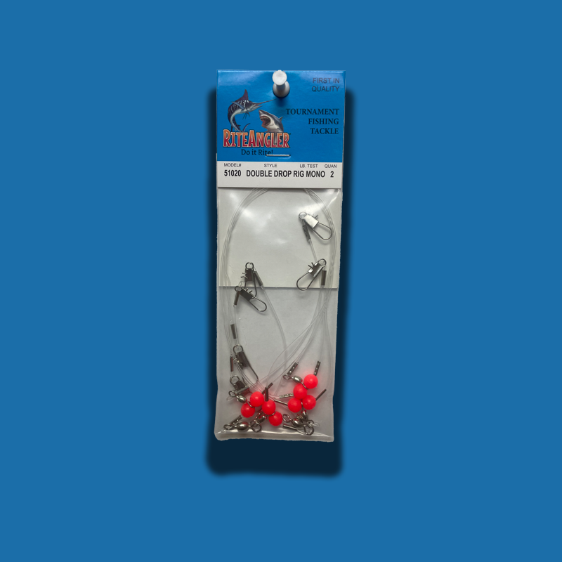 Rite Angler Double Drop Rig (Mono)