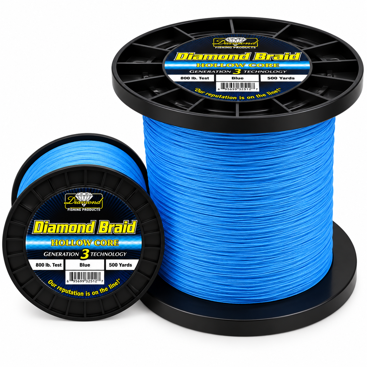 Diamond Braid Gen 3 Hollow Core 800 lb. x 500 yd. | Big Game
