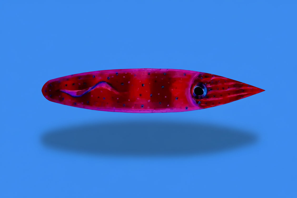 FIRETAILZ 11" Fire and Ice Squid Dredge Strips