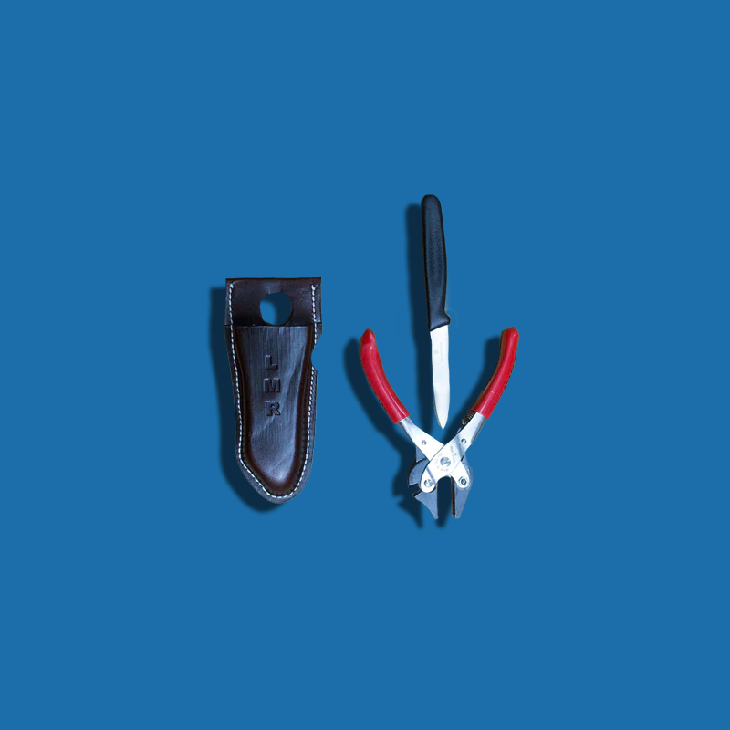 Custom Manley Plier (Sidecutter) / Victorinox Knife & Leather Sheath P