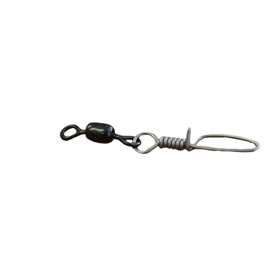 Black Hook Dolphin Snap Swivel Long Tang | Dredge Rigging