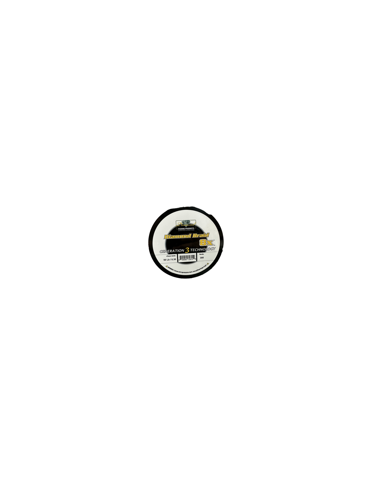 Diamond Braid Gen 3 Solid 8X 300yd Spool
