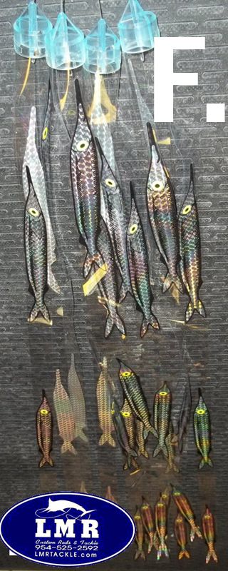 Replacement Stripteasers - Ballyhoo & Baitfish