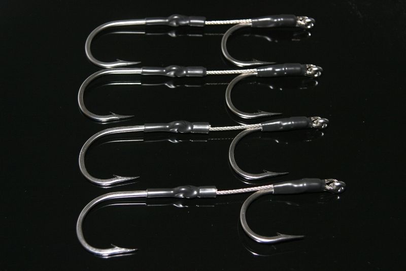 Wahoo Inline Hooksets - 10/0 7732 Stainless Steel