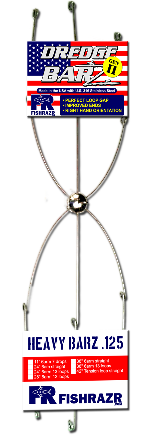 FISHRAZR Heavy Dredge BarZ 13 Loops 28" or 38"