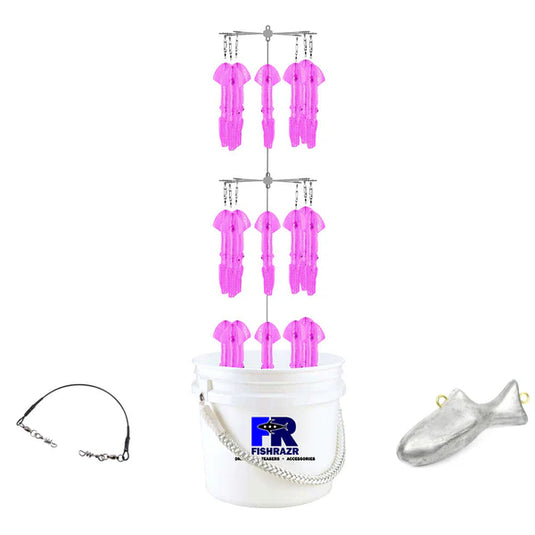 FISHRAZR Bucket Dredge with (21) 9