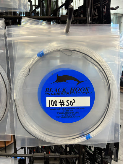 Black Hook Vertical Jigging Wind-On Leaders – 50 ft.