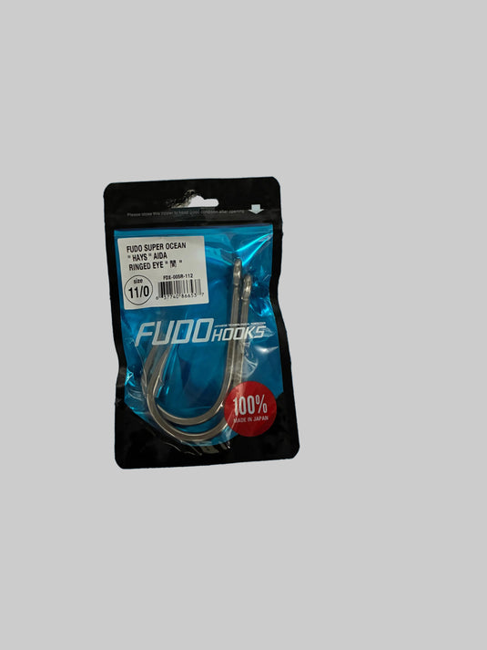 FUDO Super Ocean "Hays" Aida Ringed Eye Hook - 2 Pack