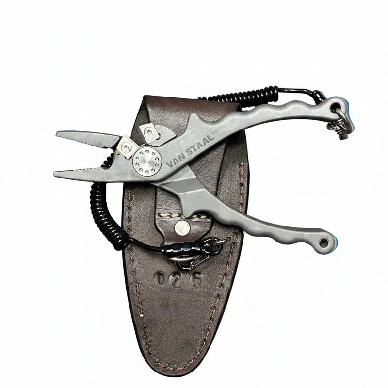Load image into Gallery viewer, Van Staal Titanium Plier - 7" plus holster and lanyard
