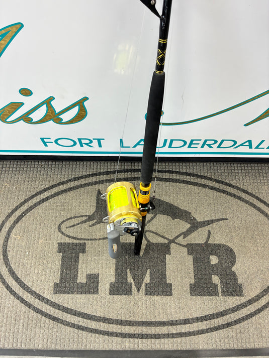Shimano Tiagra 50W on LMR 5'5" Stand-Up 50-80lb Rod Combo | AFTCO Uni-Butt