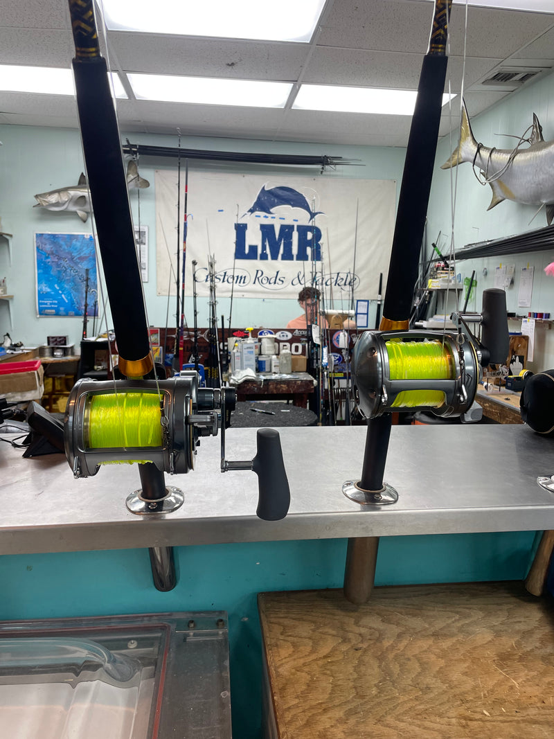 Load image into Gallery viewer, Rod Combo Shimano Tyrnos 50 II on a Black Hook 6' 50-130lb Stand-Up Rod

