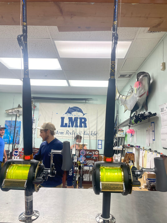 Shimano TLD 50 II on Black Hook 6' Stand-Up Rod Combo