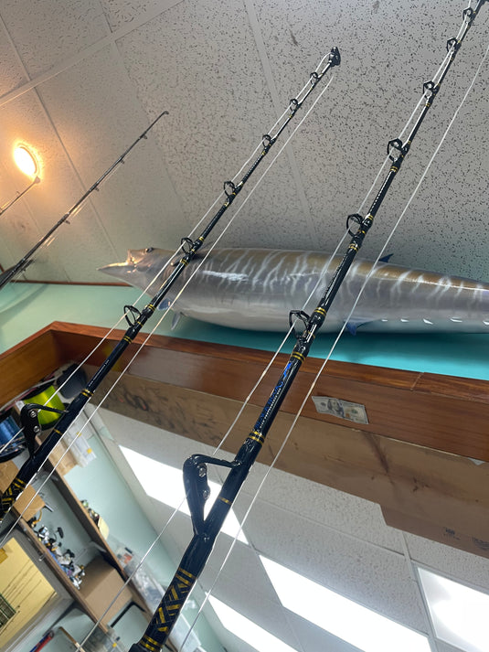 Rod Combo Shimano TLD 50 II on a Black Hook 6' 50-130lb Stand-Up Rod
