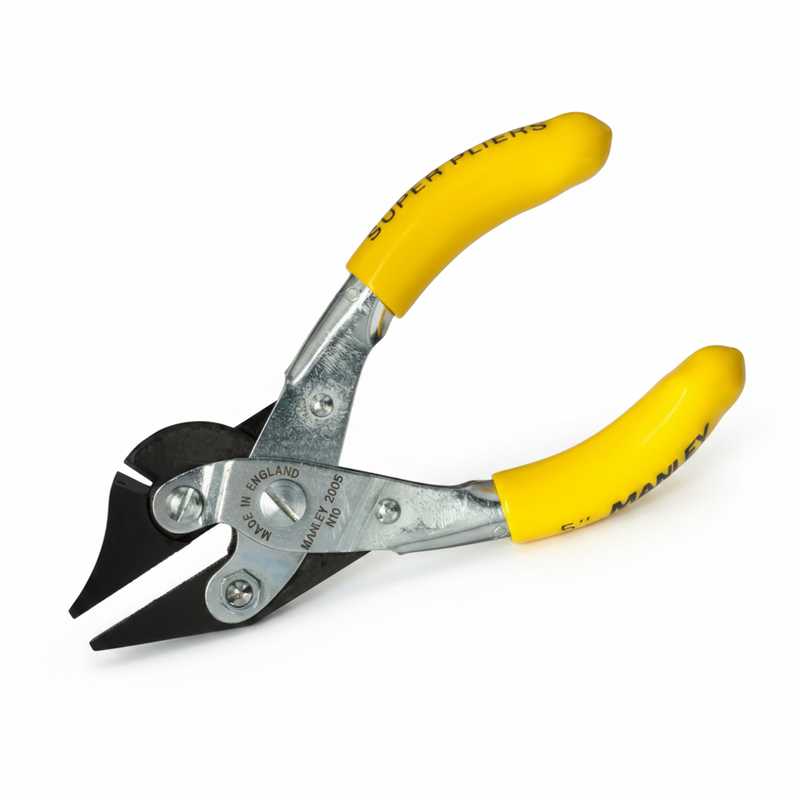 Load image into Gallery viewer, "Manley Super Pliers with yellow non-slip grips and built-in side cutters, Teflon coated"
