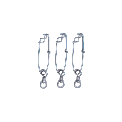 Load image into Gallery viewer, Stainless Long Line Snaps with Swivel - LMR Tackle
