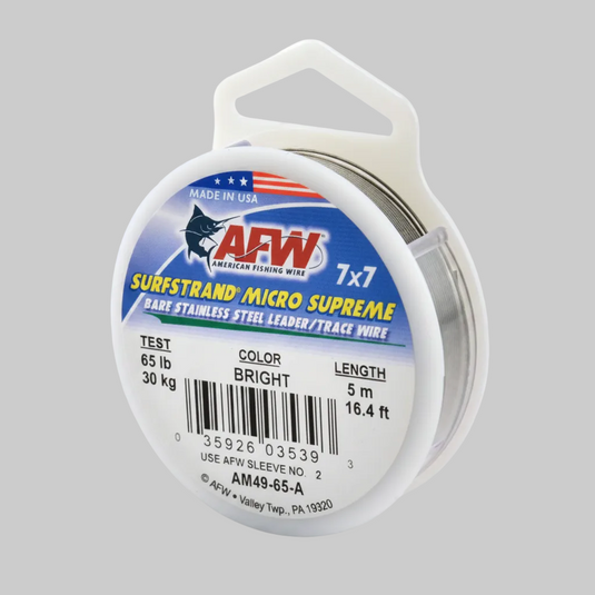 AFW 7x7 Surflon Micro Supreme Knottable Wire Leader