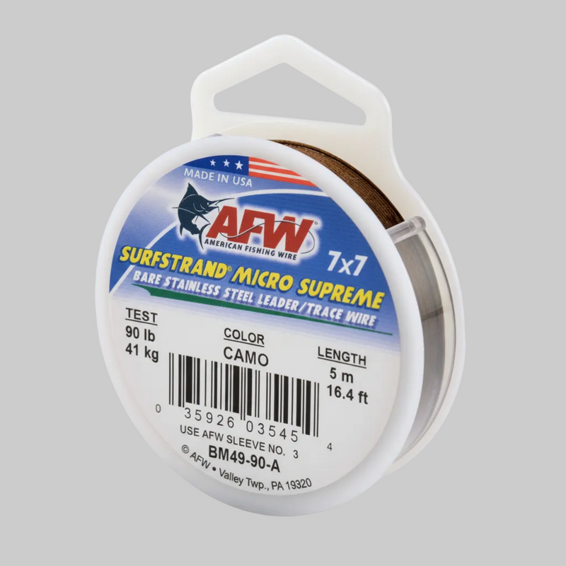 Load image into Gallery viewer, AFW 7x7 Surflon Micro Supreme Knottable Wire Leader
