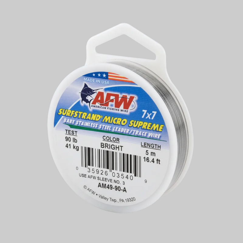 Load image into Gallery viewer, AFW 7x7 Surflon Micro Supreme Knottable Wire Leader
