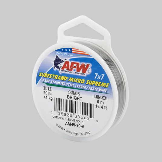 AFW 7x7 Surflon Micro Supreme Knottable Wire Leader