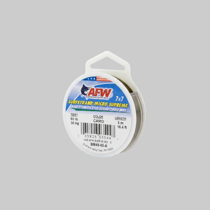 Load image into Gallery viewer, AFW 7x7 Surflon Micro Supreme Knottable Wire Leader
