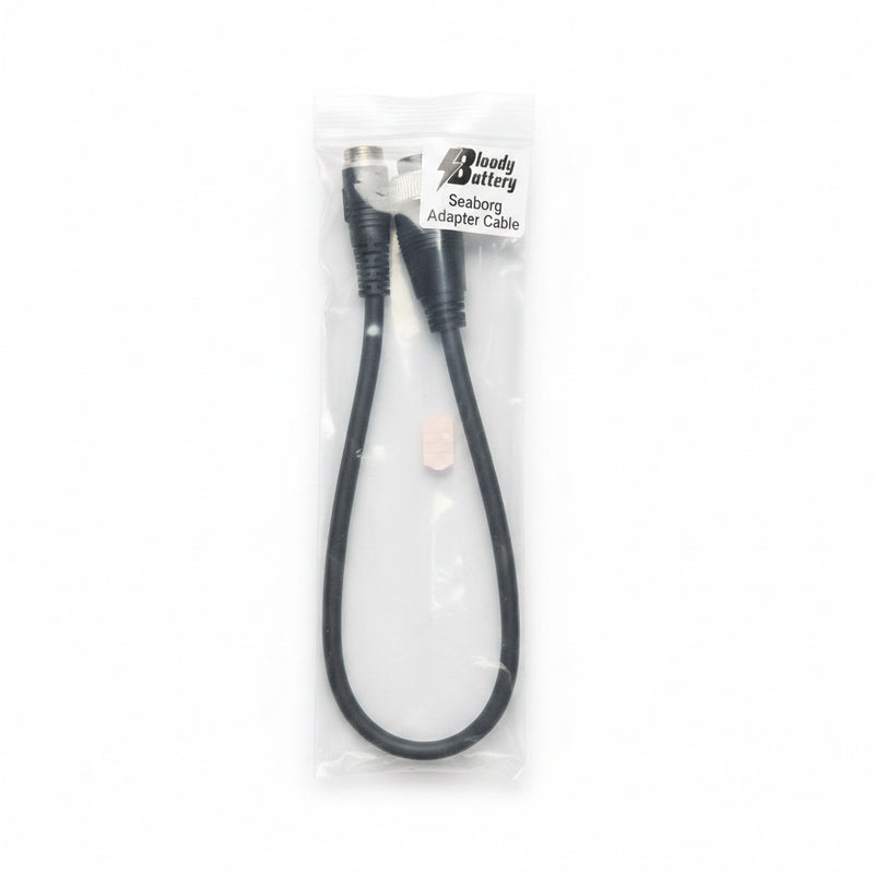 Load image into Gallery viewer, Bloody Battery Short Seaborg Adapter Cable in retail packaging for Daiwa Seaborg electric reels
