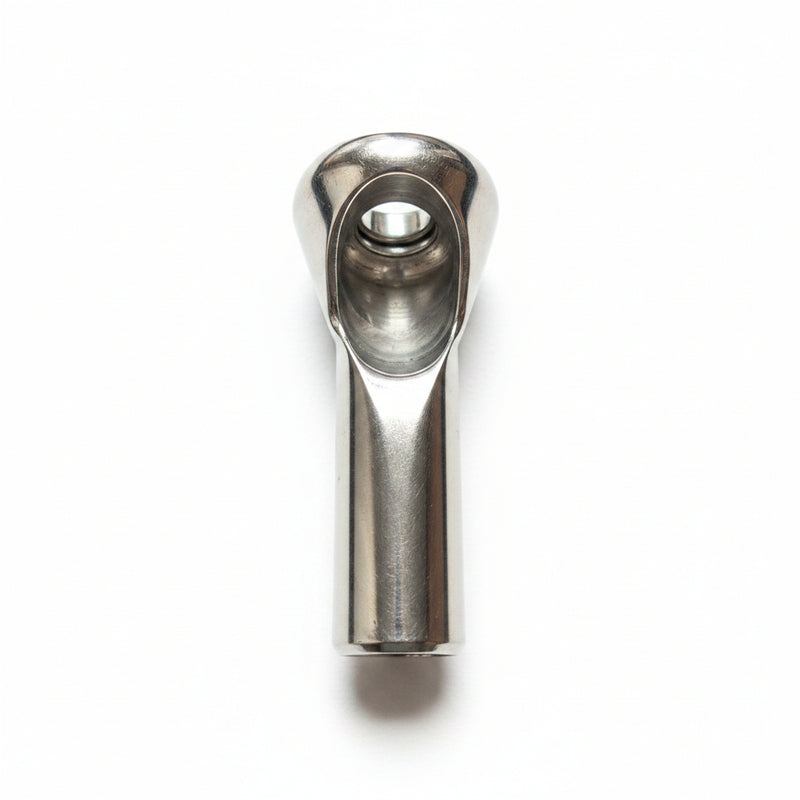 Load image into Gallery viewer, Winthrop DT-28 Dredge Top angle view showing barrel opening - size 28 stainless steel
