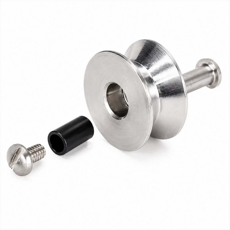 Load image into Gallery viewer, AFTCO Complete Tip Roller Replacement Assembly in stainless steel
