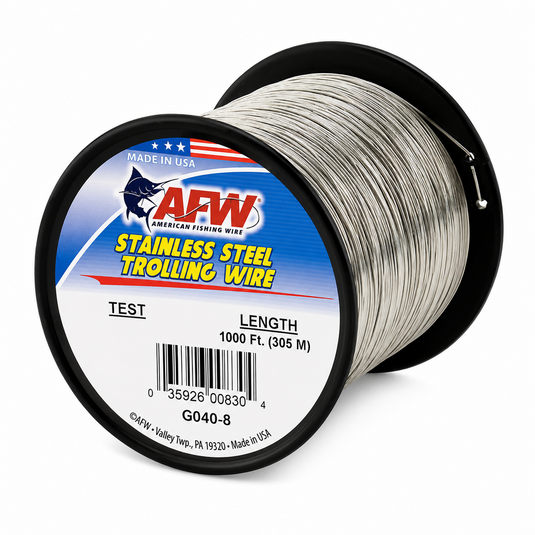 AFW Stainless Steel Trolling Wire 1000 ft spool
