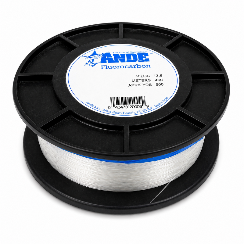 Load image into Gallery viewer, Ande Fluorocarbon Clear Fishing Line Spool
