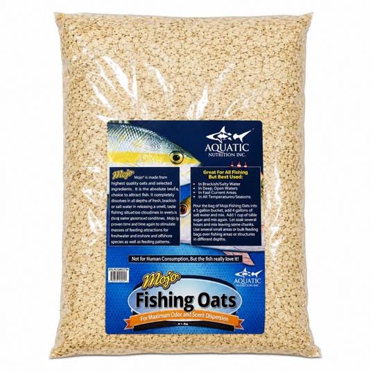 Aquatic Nutrition Mojo Fishing Oats for fishing chum and bait