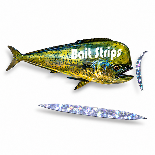 Bait Strips holographic reflective fishing bait strips for offshore trolling