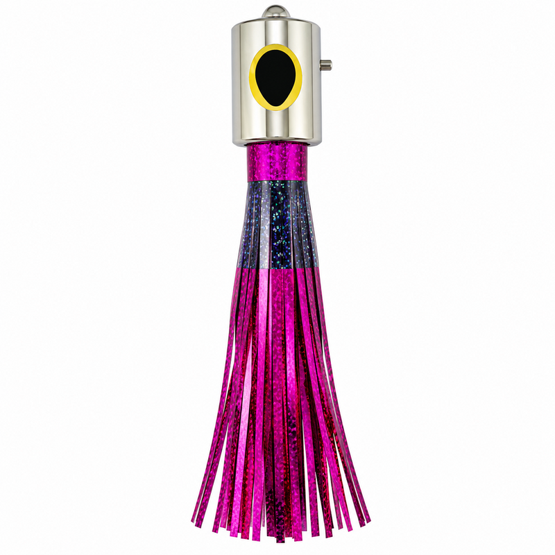 Load image into Gallery viewer, Ballyhood Cowbell Trolling Lure Pink and Purple - Offshore Fishing Lure
