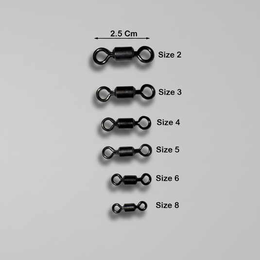 Black Hook Tackle Barrel Swivels 50 ct bags