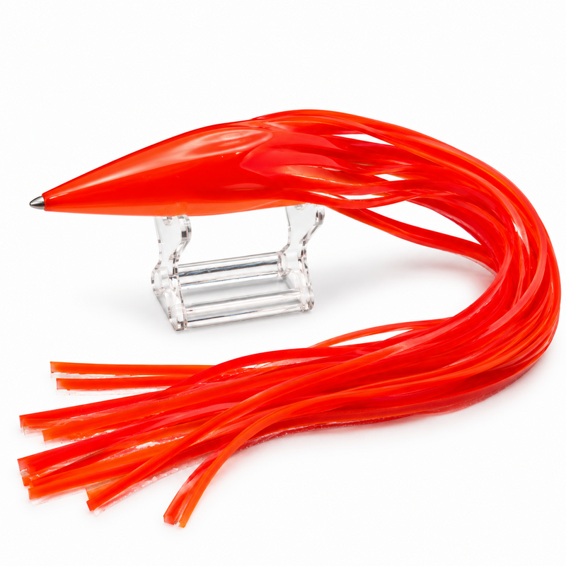 Load image into Gallery viewer, Blue Ocean 040 solid neon orange replacement lure skirt
