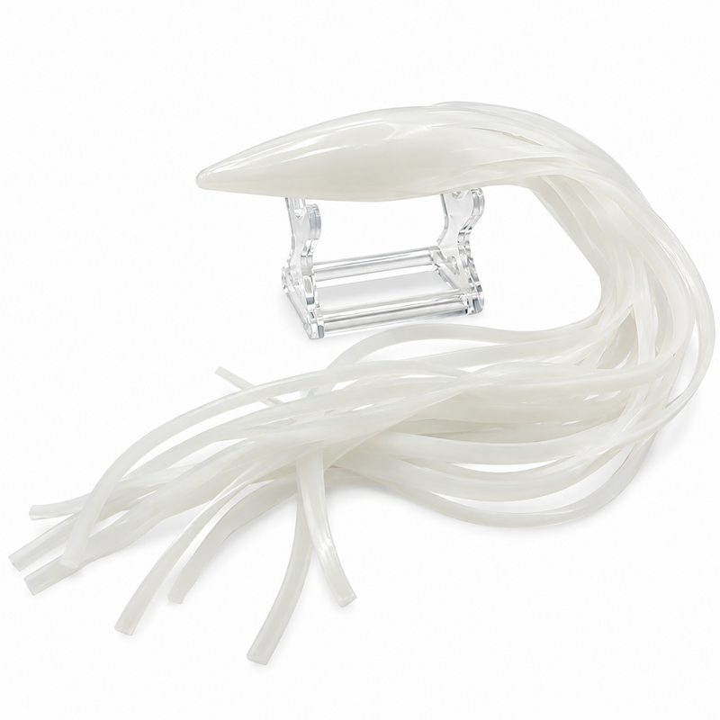 Load image into Gallery viewer, Blue Ocean 23 pure white replacement lure skirt
