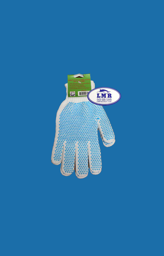 Blue Dot No-Slip Gloves