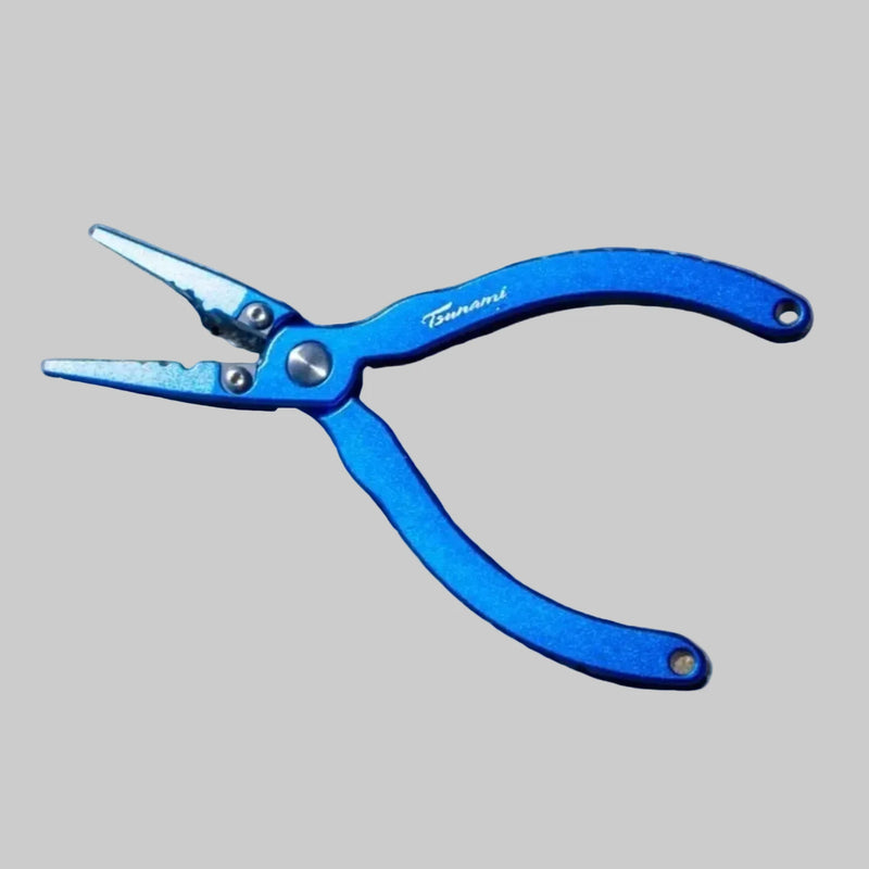 Load image into Gallery viewer, Tsunami Fishing Pliers, 6.5-Inch, Anodized Aluminum, Replaceable Cutter
