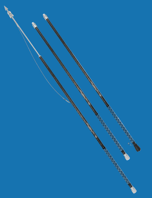 12ft Front Weighted Carbon Fiber Harpoon, 3 piece Kit with Stainless Dart