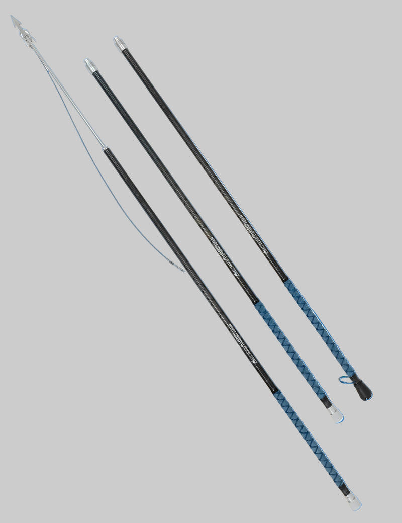 Load image into Gallery viewer, Bluewing 12ft Carbon Fiber Harpoon – 3-Piece Kit with Stainless Dart
