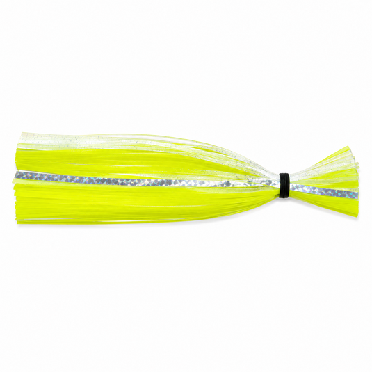 C&H Lures chartreuse yellow trolling lure skirt