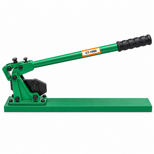 CT-1000 heavy-duty bench crimping tool with raised handle