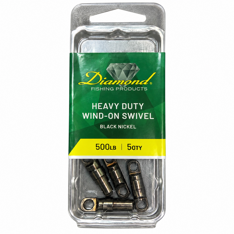 Load image into Gallery viewer, Diamond Heavy Duty Wind-On Swivel black nickel 500 lb 5 pack
