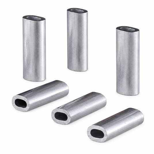 Diamond Momoi Silver Lock aluminum crimp sleeves for offshore fishing leaders