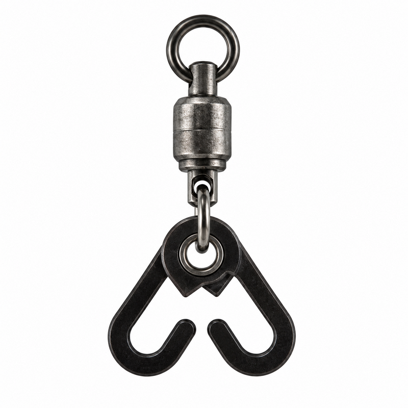 Load image into Gallery viewer, Diamond rotary ball bearing swivel with Escape Proof Snap for offshore fishing
