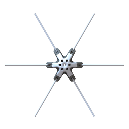 Dredge Head Premium Dredge Bars (One Hub w/ 6 arms  —  43")