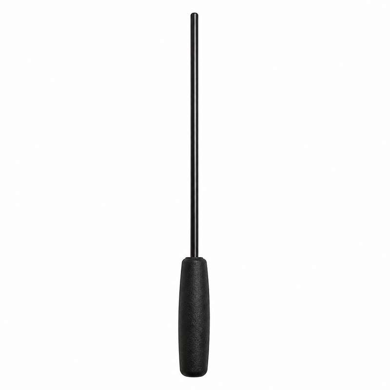 Load image into Gallery viewer, Eye baler bait rigging tool with black handle for offshore fishing
