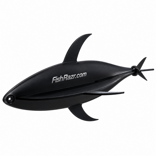 Fish Razr 3D Tuna FlapZ black offshore trolling teaser