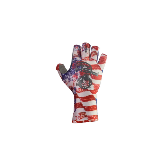 Fish Monkey Half Finger Guide Gloves – Americana