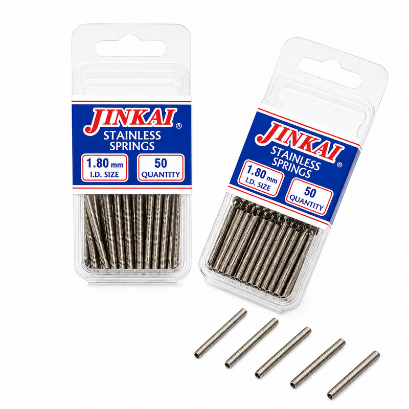 Load image into Gallery viewer, Jinkai Stainless Steel Leader Springs for offshore fishing rigs and leader connections
